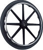 Drive Medical Flat-Free Wheel with Handrim